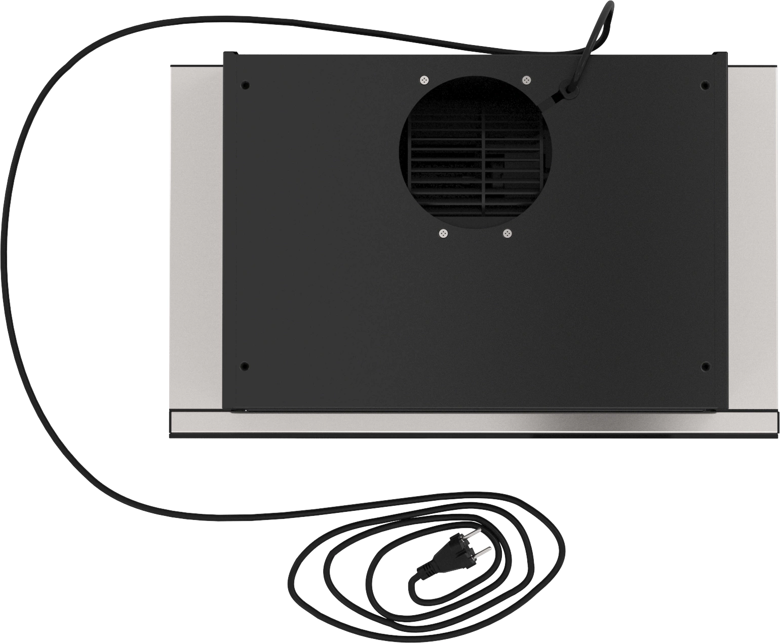 Вытяжка встраиваемая Elikor Интегра Glass 50Н-400-В2Д нержавеющая сталь/стекло черное, фото 8