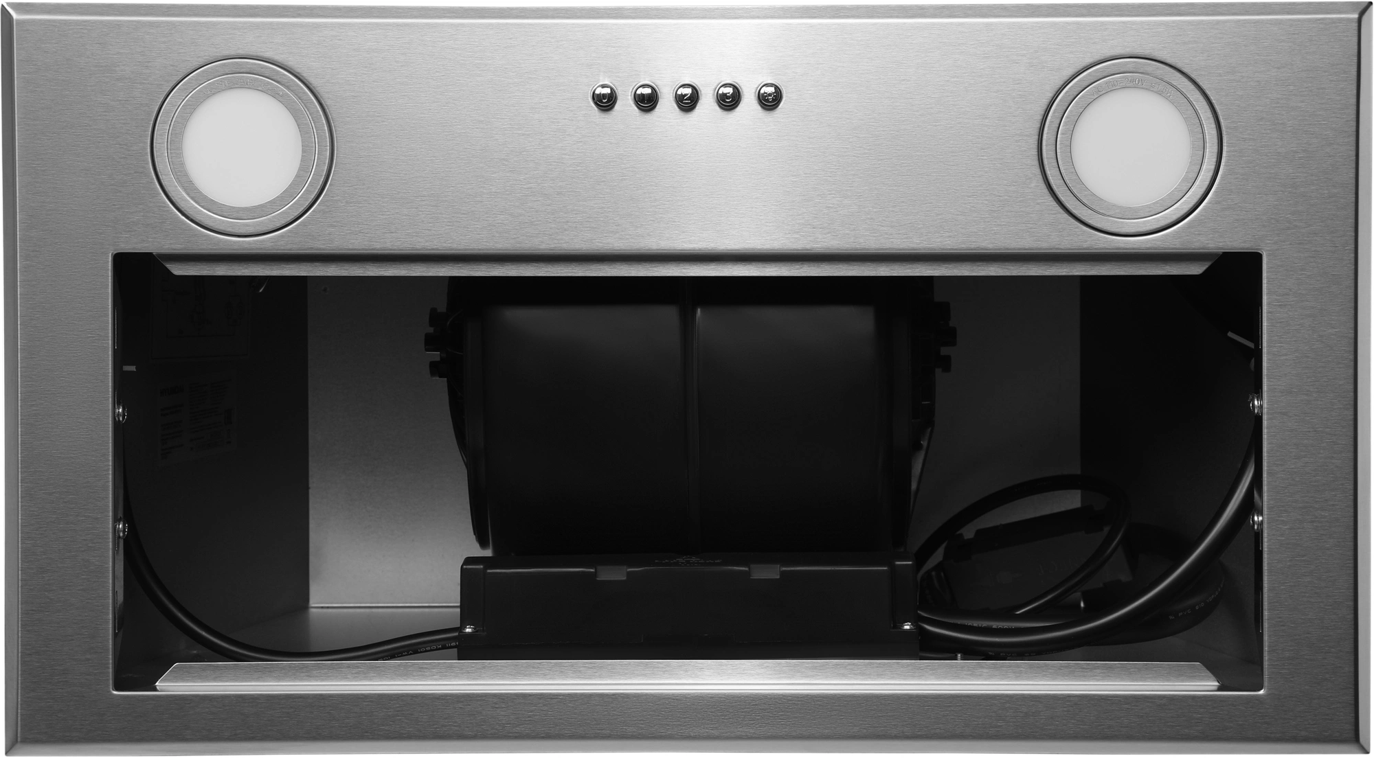 Вытяжка встраиваемая Hyundai HBB 6033 IX нерж, фото 3