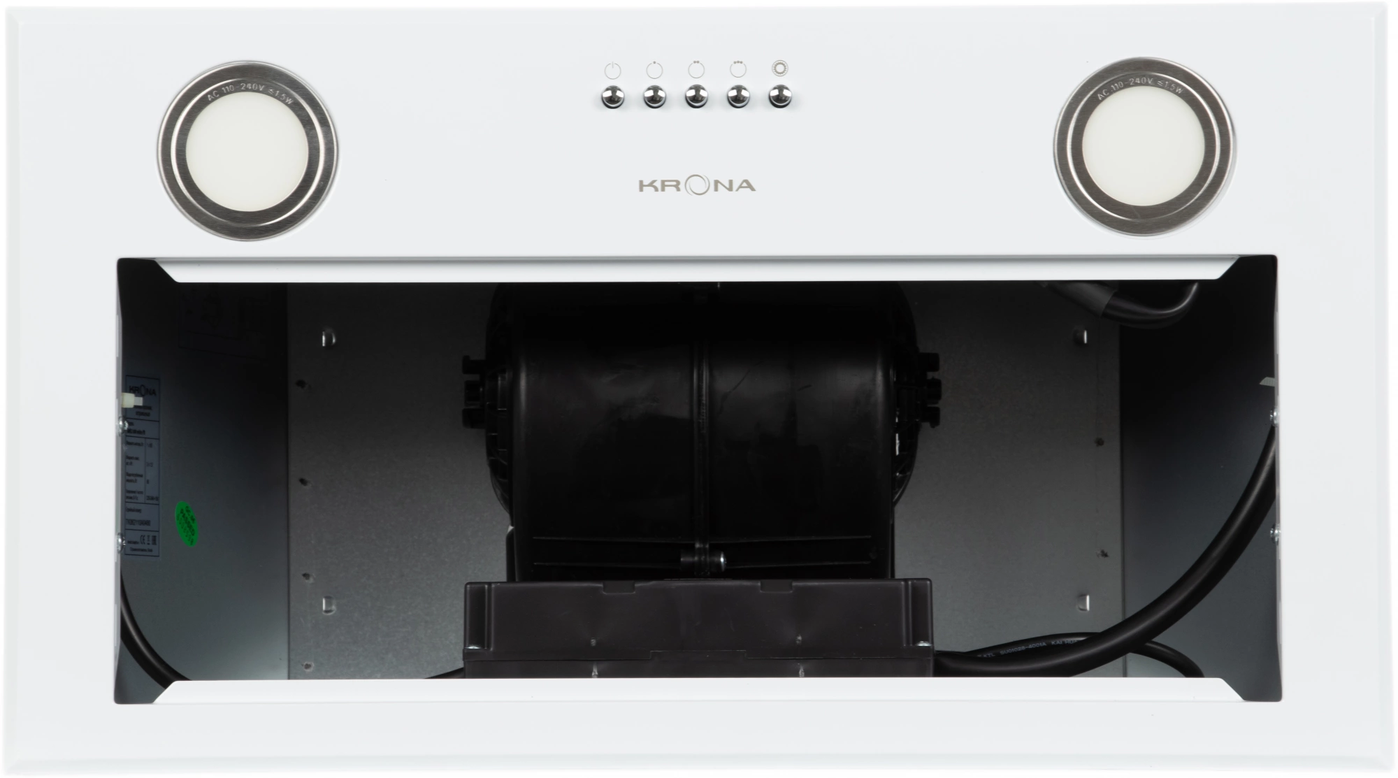 Вытяжка встраиваемая Krona Ameli 600 PB, фото 4