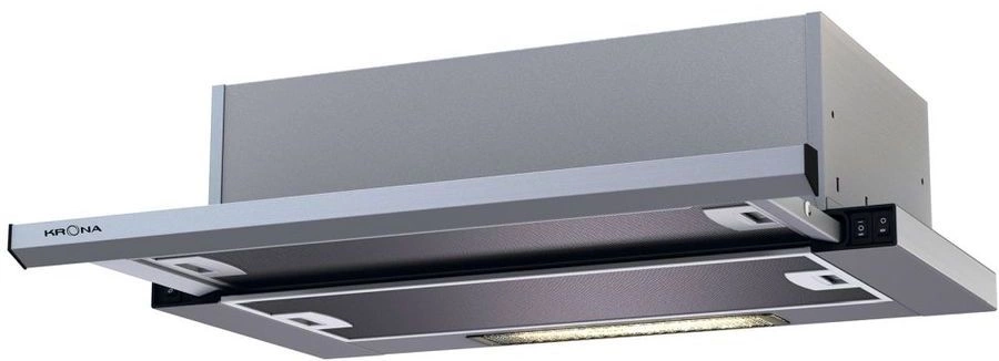 Вытяжка встраиваемая Krona Kamilla 600 slim нерж, фото 2