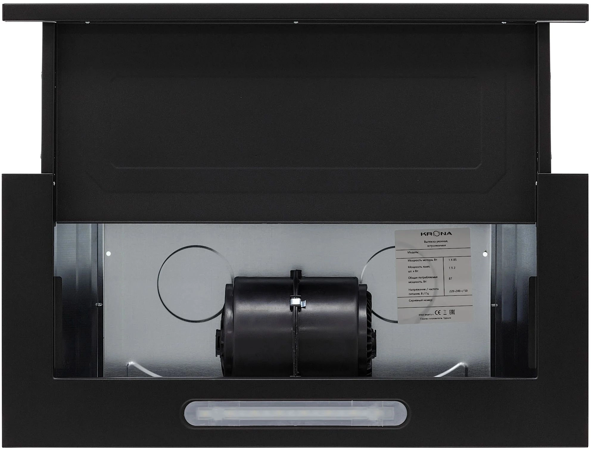 Вытяжка встраиваемая Krona KERRY 600 BLACK PB, фото 16