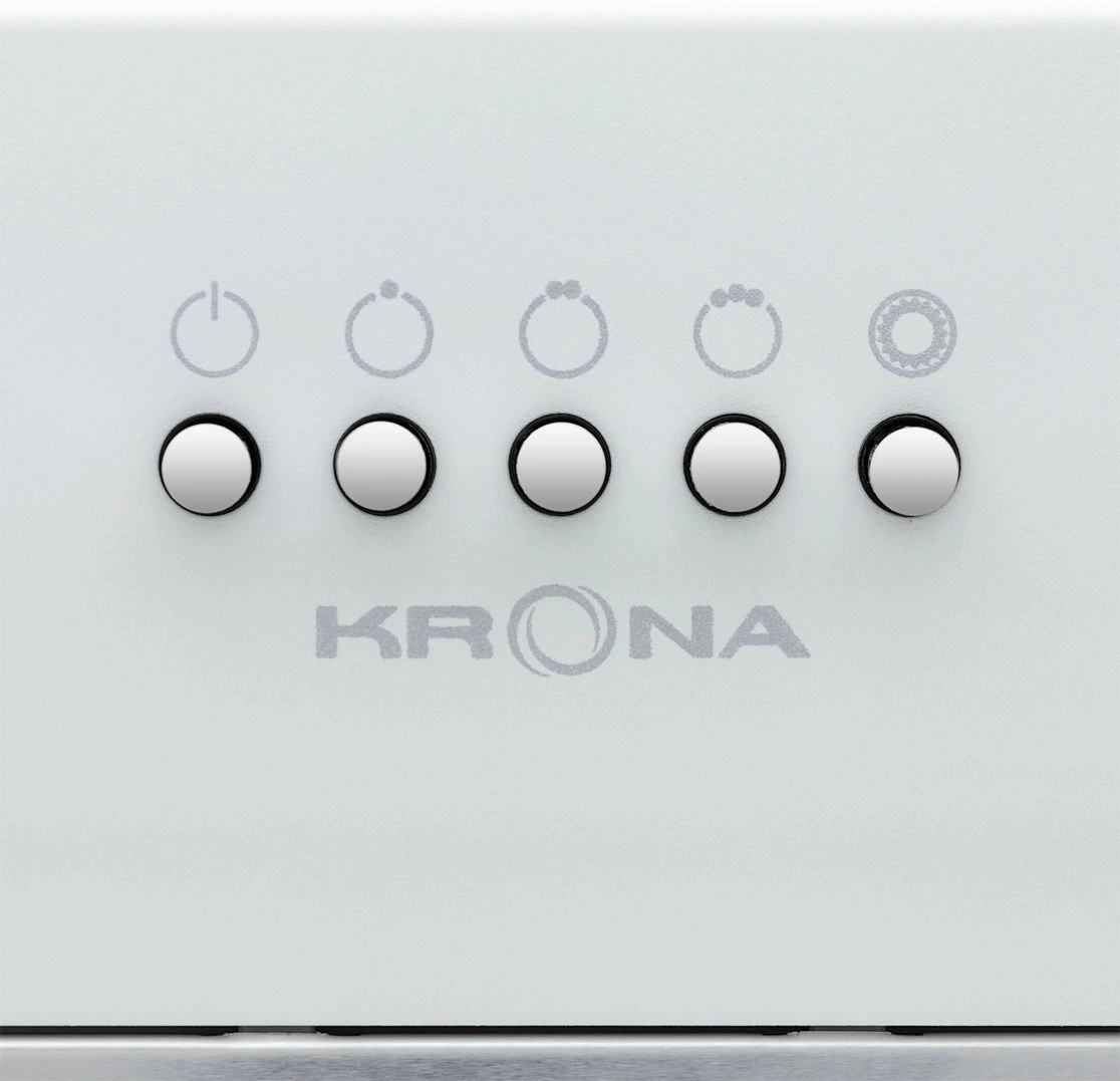 Вытяжка встраиваемая Krona Luisa 600 White PB, фото 8