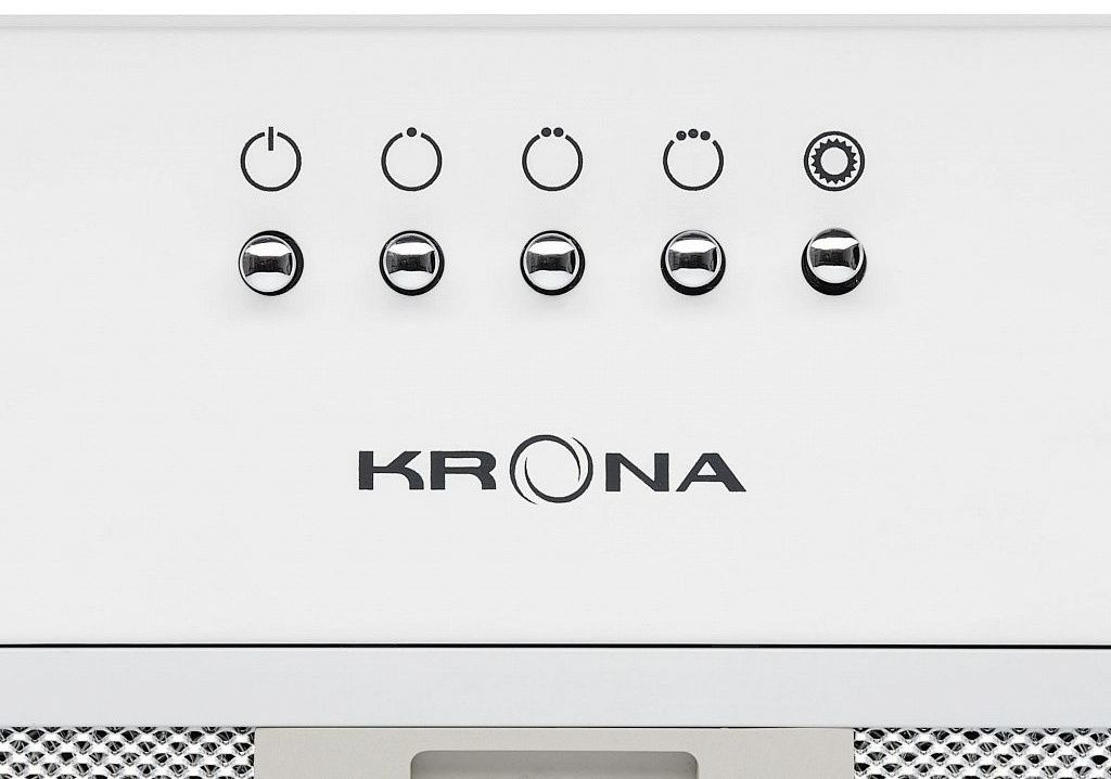 Вытяжка встраиваемая Krona Runa 600 PB белый, фото 6