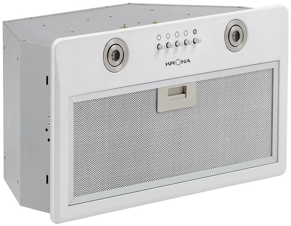 Вытяжка встраиваемая Krona Runa 600 PB белый, фото 9