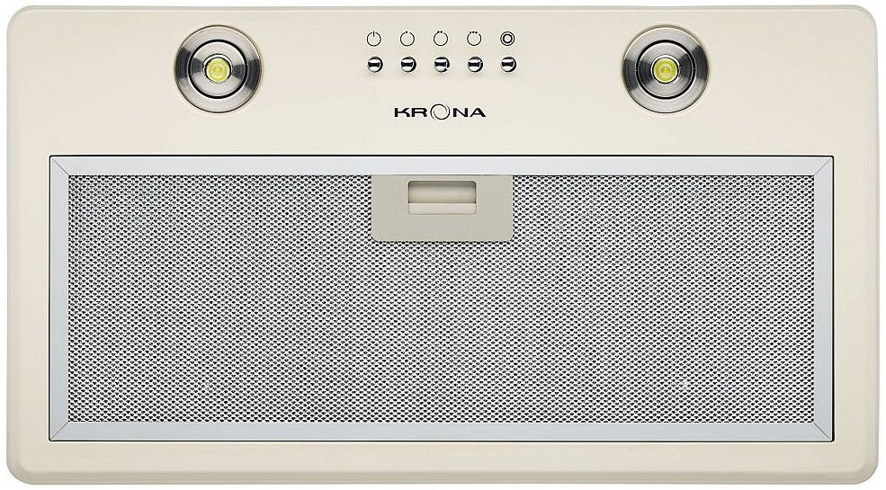 Вытяжка встраиваемая Krona Runa 600 PB слоновая кость, фото 2
