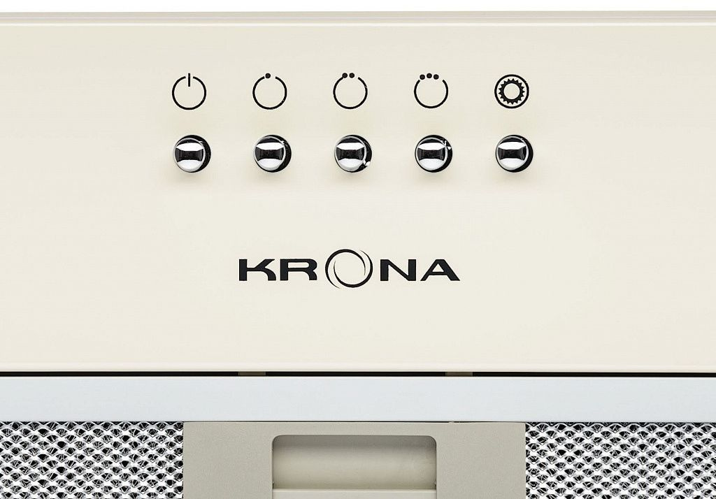 Вытяжка встраиваемая Krona Runa 600 PB слоновая кость, фото 6