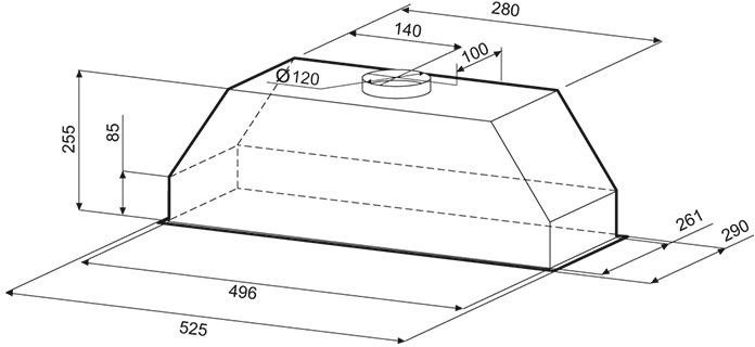 Вытяжка встраиваемая Krona Runa 600 S, фото 13