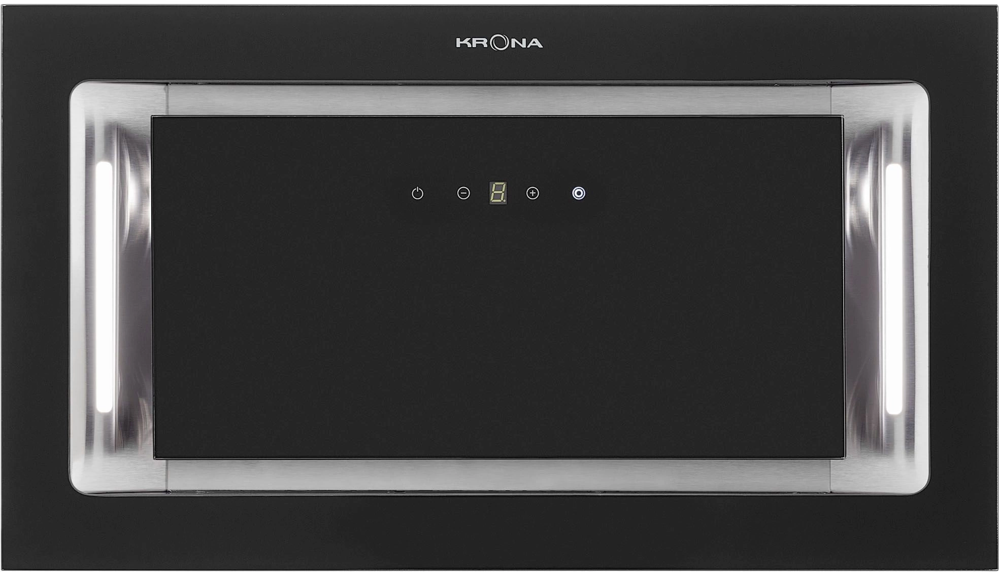 Вытяжка встраиваемая Krona Selina 600 GLASS BLACK S, фото 3