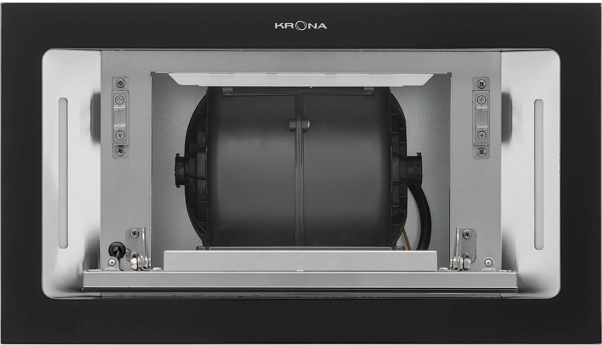 Вытяжка встраиваемая Krona Selina 600 GLASS BLACK S, фото 5