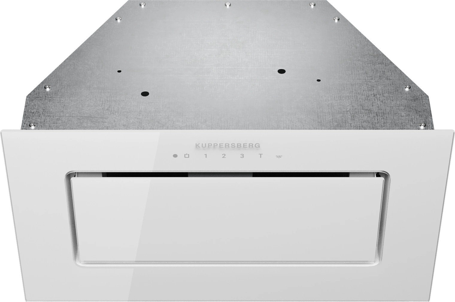 Вытяжка встраиваемая Kuppersberg Innova V 60 белый/серебристый, фото 2