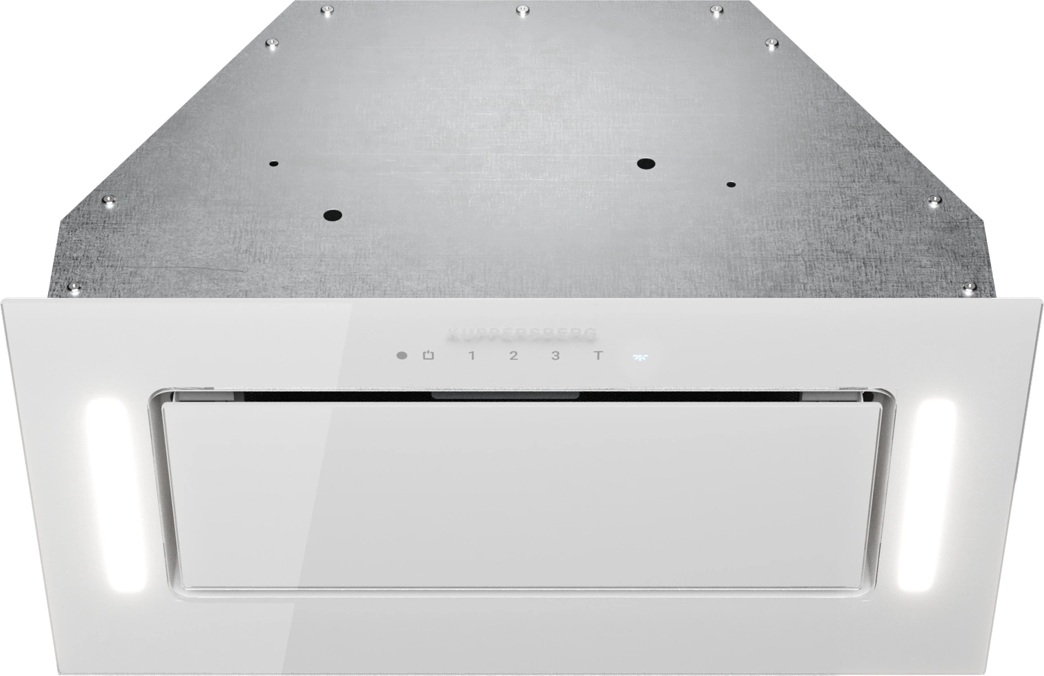 Вытяжка встраиваемая Kuppersberg Innova V 60 белый/серебристый, фото 3