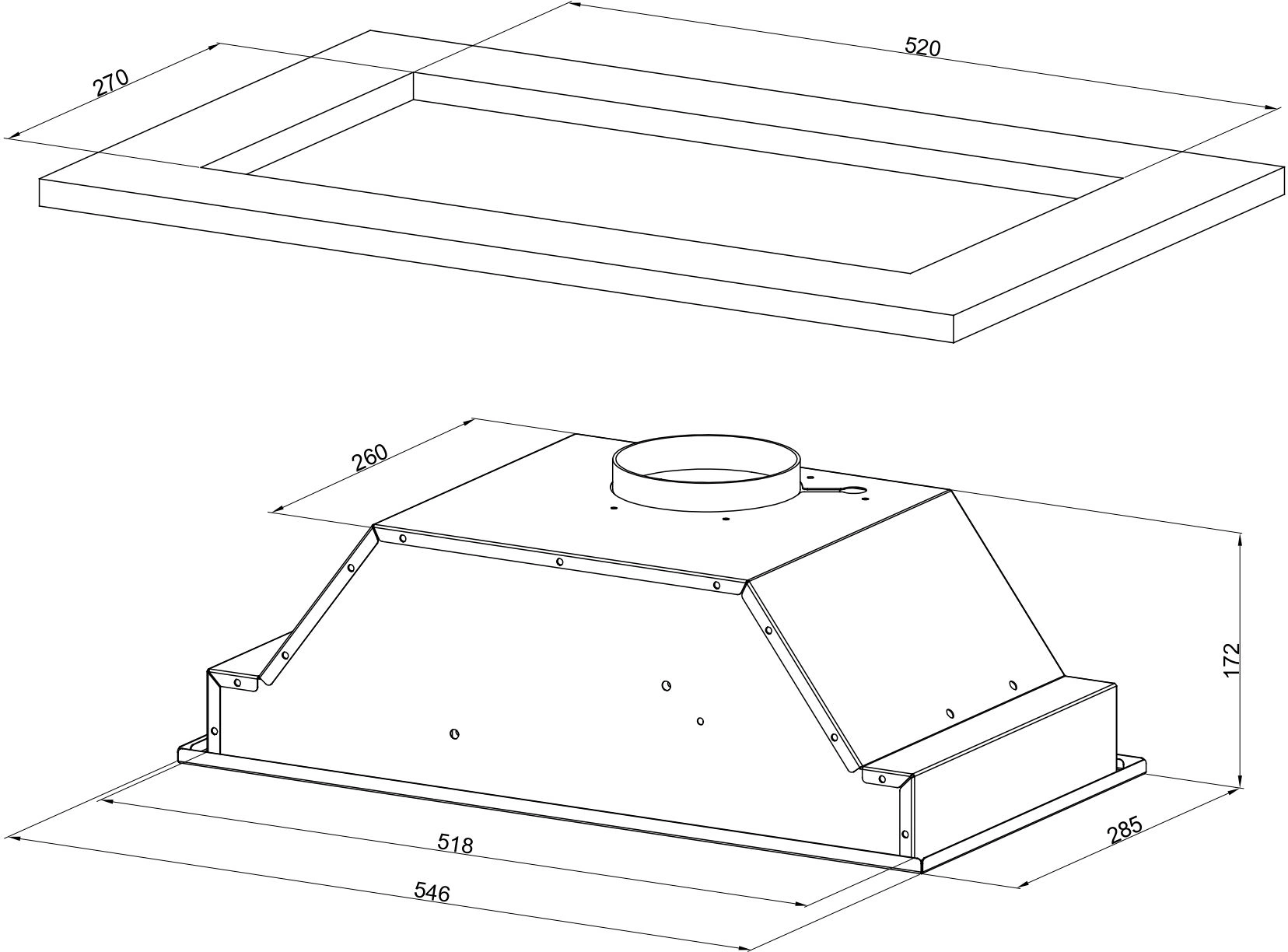 Вытяжка встраиваемая Kuppersberg Intouch 60 черный, фото 6