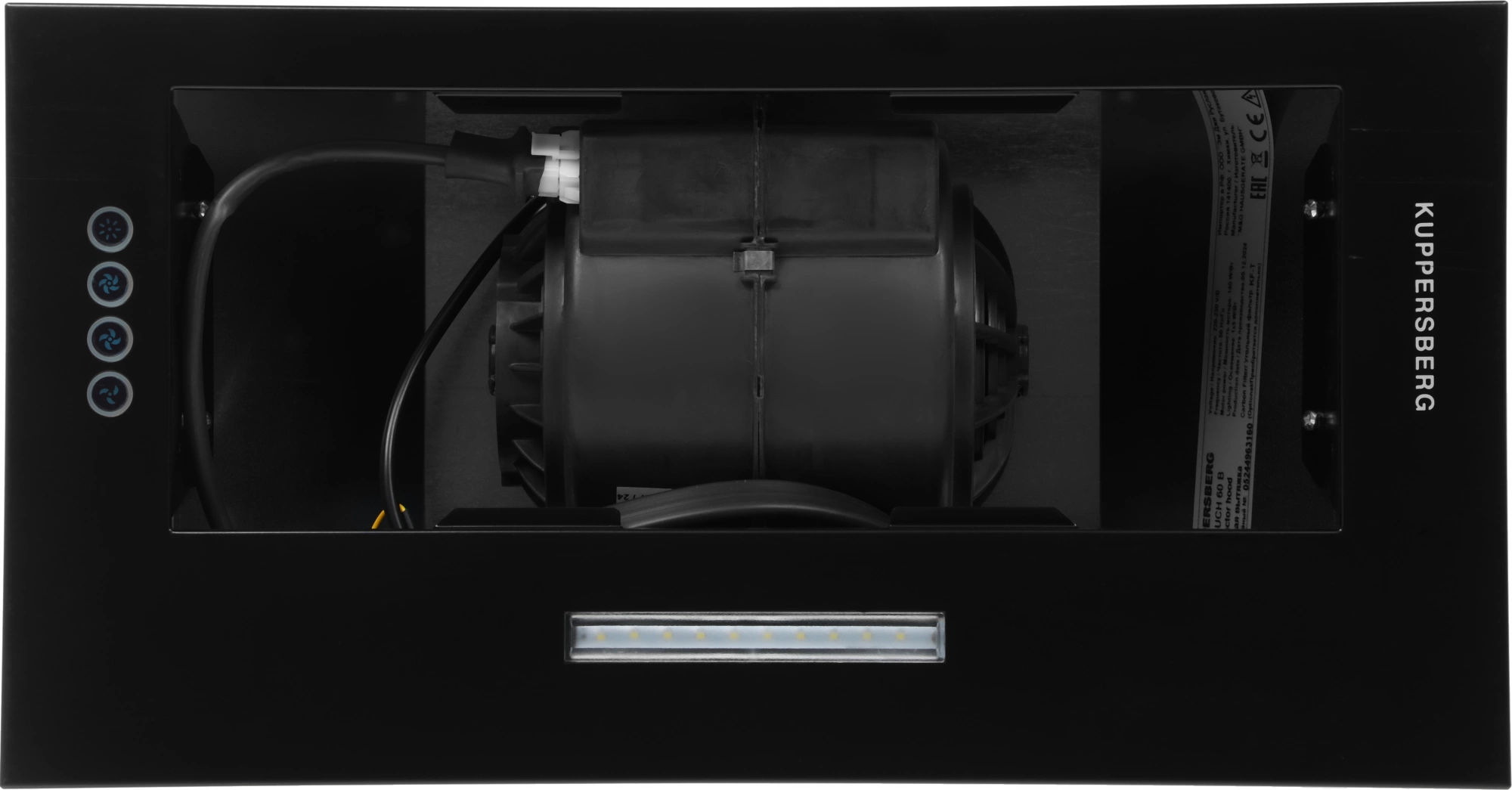 Вытяжка встраиваемая Kuppersberg Intouch 60 черный, фото 8