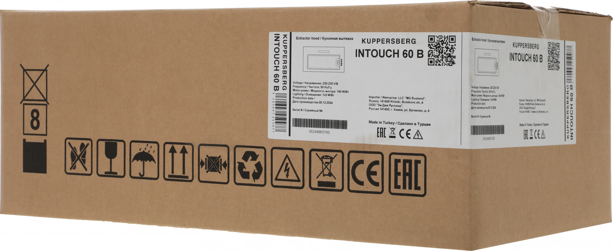 Вытяжка встраиваемая Kuppersberg Intouch 60 черный, фото 10