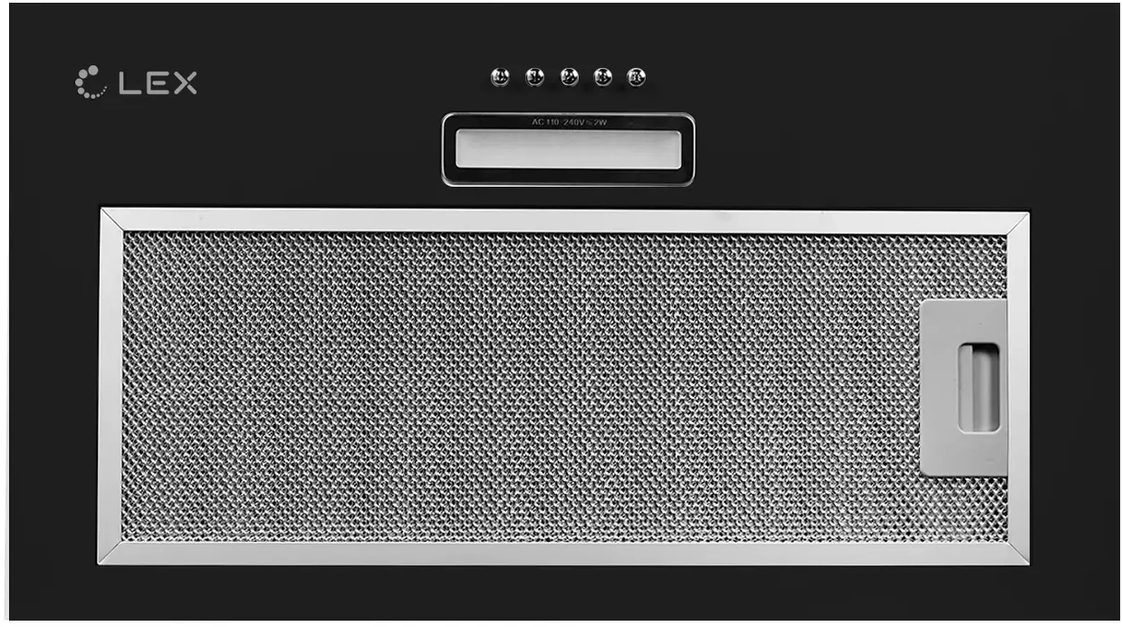 Вытяжка встраиваемая Lex GS Bloc LIGHT 600 черный, фото 3
