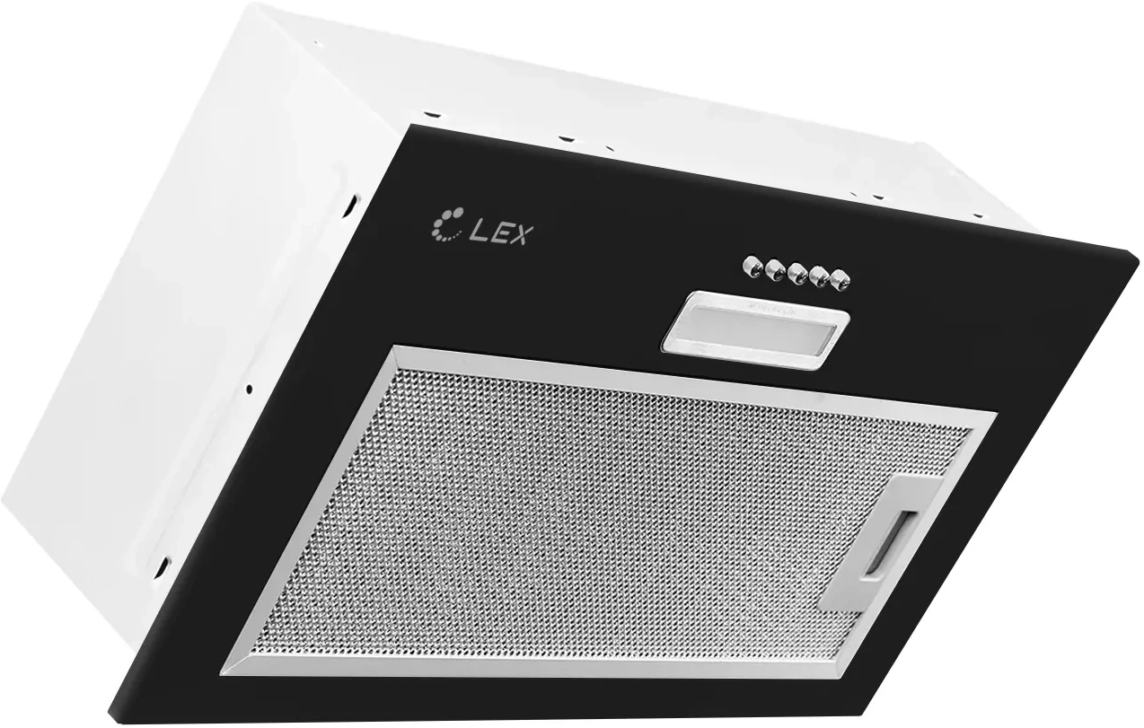 Вытяжка встраиваемая Lex GS Bloc LIGHT 600 черный, фото 5