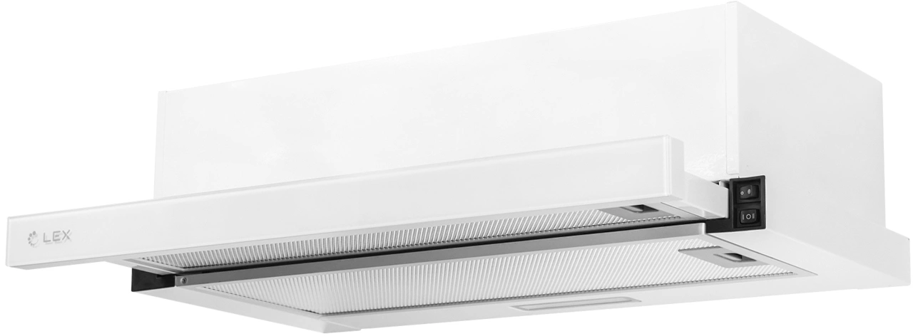 Вытяжка встраиваемая Lex HIDE G 600 белый