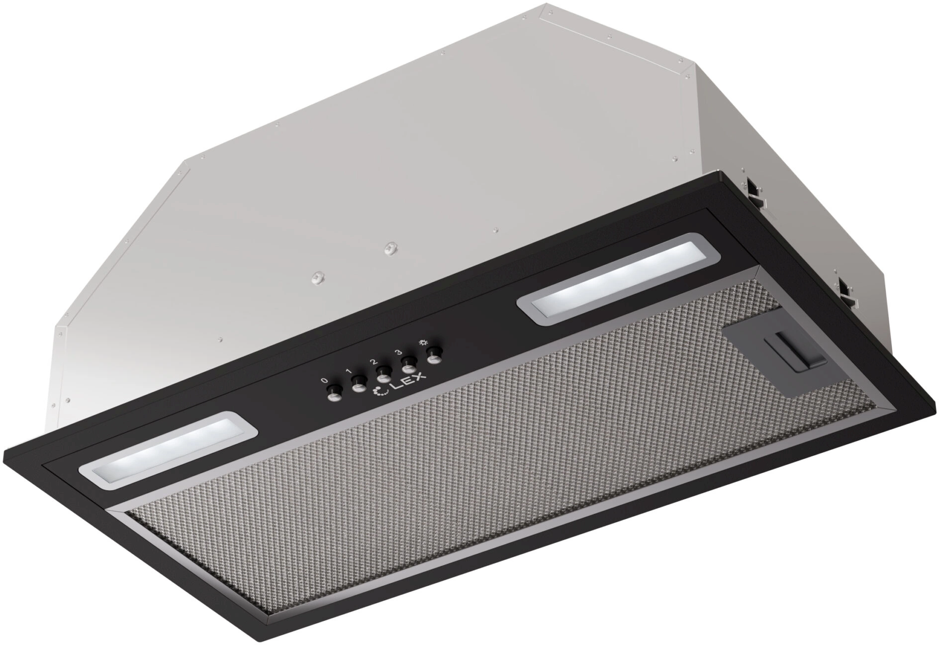 Вытяжка встраиваемая Lex Hyper 600 BL