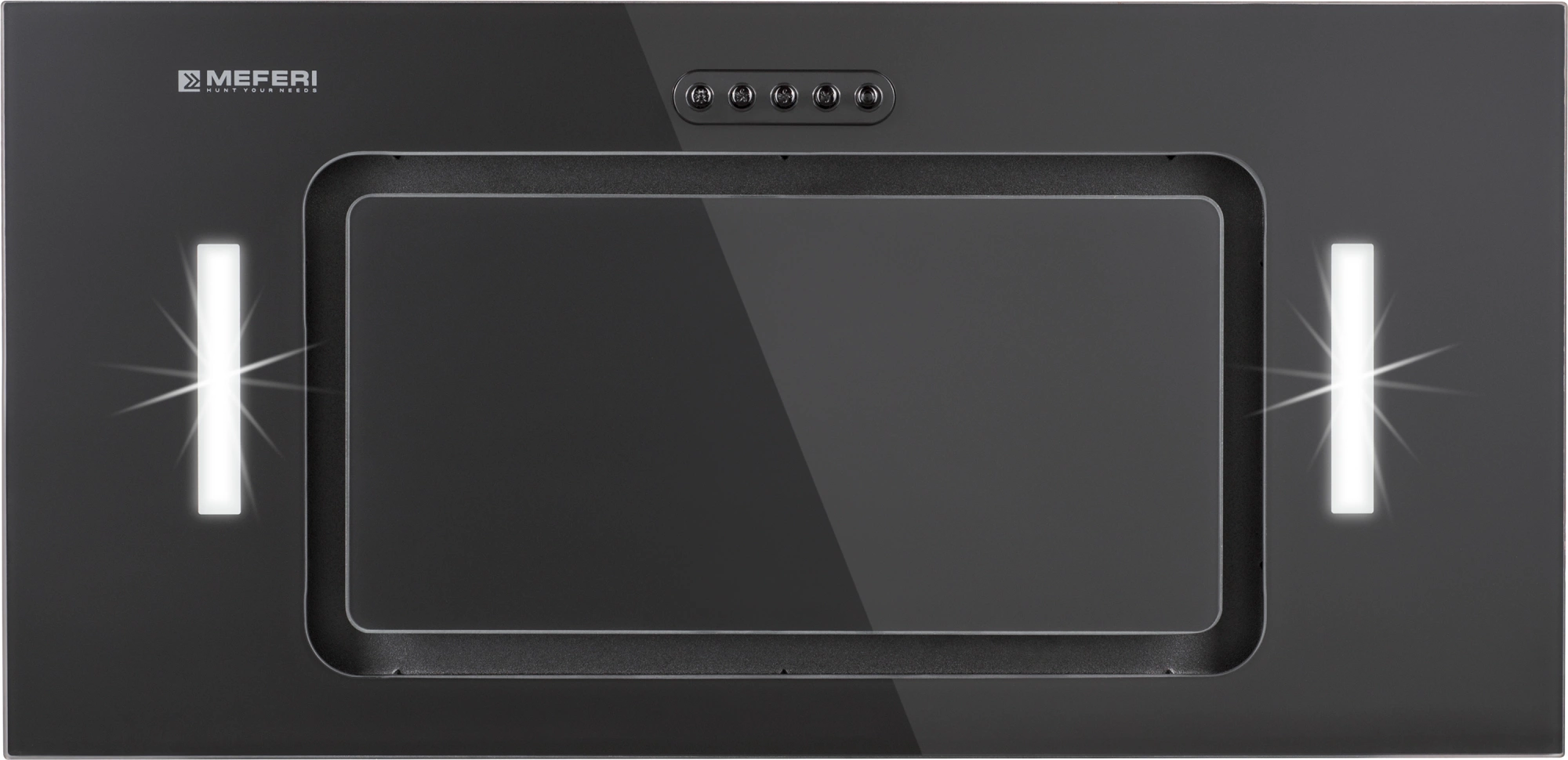 Вытяжка встраиваемая Meferi Ultra INBOX60BK Glass, фото 3