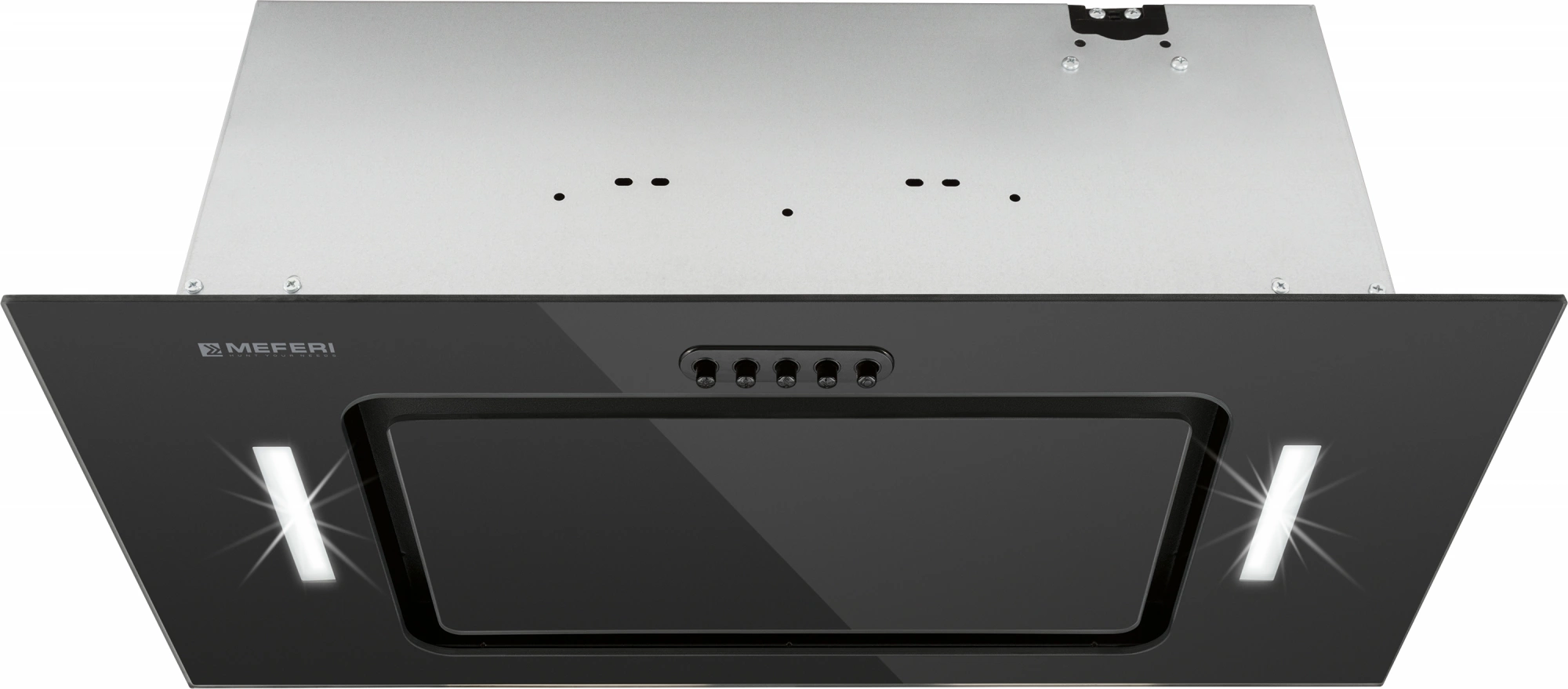 Вытяжка встраиваемая Meferi Ultra INBOX60BK Glass, фото 7