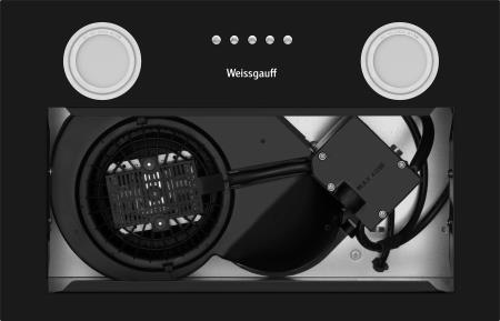 Вытяжка встраиваемая WEISSGAUFF BOX 456 BLACK, фото 4