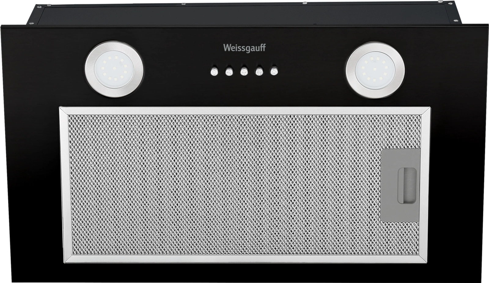 Вытяжка встраиваемая Weissgauff Box 600 PB BL