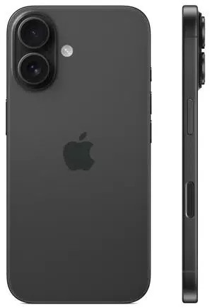 Смартфон Apple iPhone 16 128GB eSIM Black