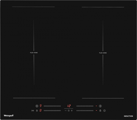 Индукционная варочная панель WEISSGAUFF INVERTER HI 642 BSCM DUAL FLEX