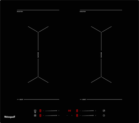 Индукционная варочная панель WEISSGAUFF HI 642 BYC