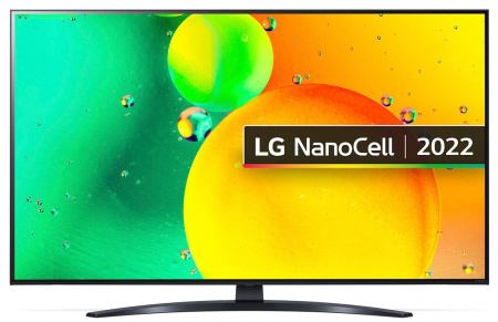 43" Телевизор LG 43NANO766QA 2022 NanoCell, HDR RU, черный